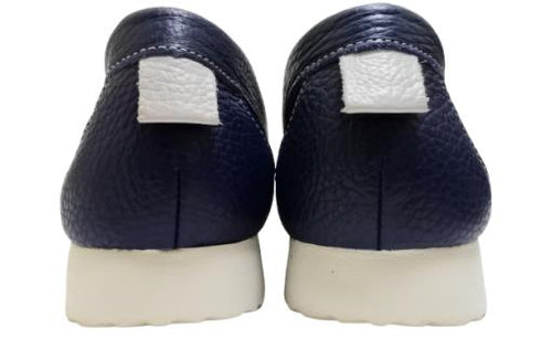 【arui_toe 3950 ネイビー】本革コンフォートスリッポン